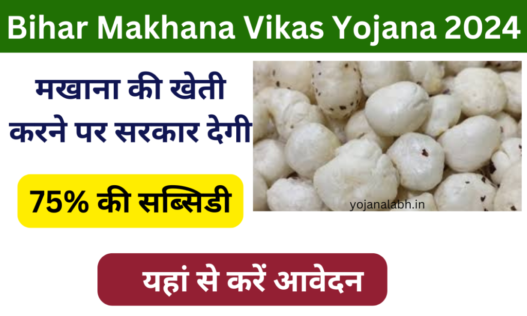 Bihar Makhana Vikas Yojana 2024: Online Registration Kaise Kare, जाने पूरी जानकारी, Very useful