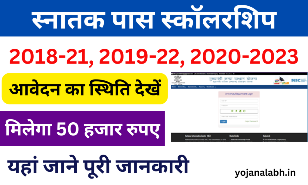 Graduation Pass Scholarship Check Payment Status: स्नातक पास 50000 का स्टेटस चेक, जाने पूरी जानकारी-Very useful