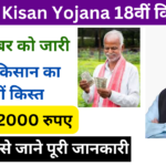 PM Kisan 18वीं किस्त 2024: 5 अक्टूबर को पीएम किसान की 18वीं किस्त जारी होगी, जाने पूरी जानकारी Very useful