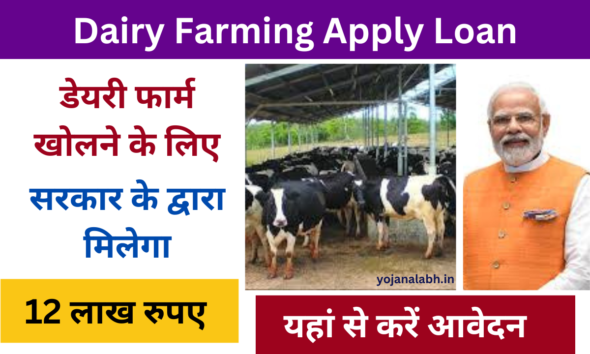 Dairy Farming Apply Loan 2024: डेरी फार्म खोलने के लिए सरकार दे रही है, 12 लाख रुपए का लोन जाने पूरी जानकारी Very useful