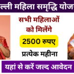 Delhi Mahila Samridhi Yojana Online Registration: सभी महिलाओं को मिलेगा ₹2500 प्रतिमाह, यहां से करें जल्द आवेदन, Very useful